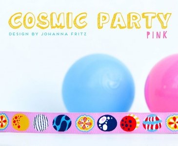 Cosmic Party pink, sierbandje